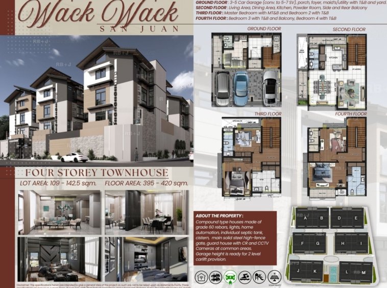 Smart Start with Pre-Selling Homes: 4-Storey Townhouse | Maytunas, San Juan | ₱72.5M